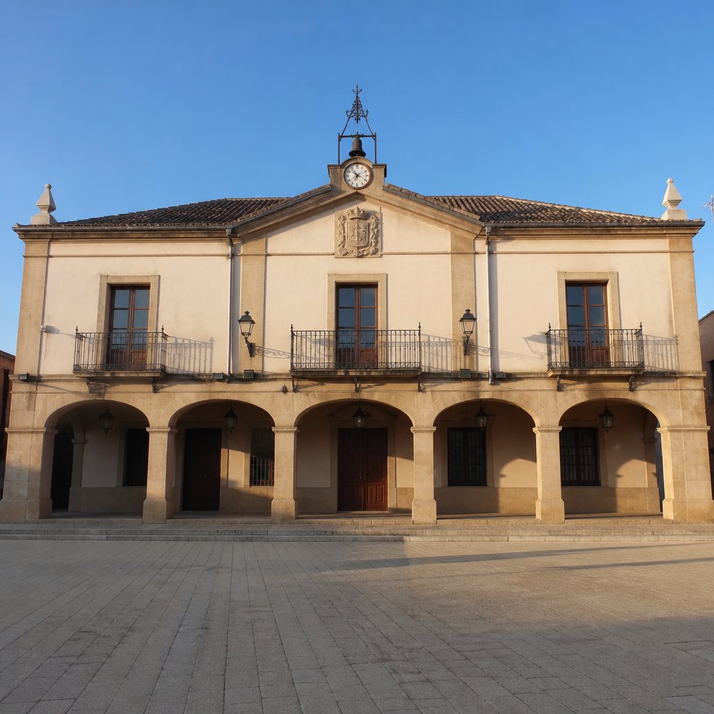 Casa Consistorial de Los Blázquez: audioguía de su fachada y su plaza
