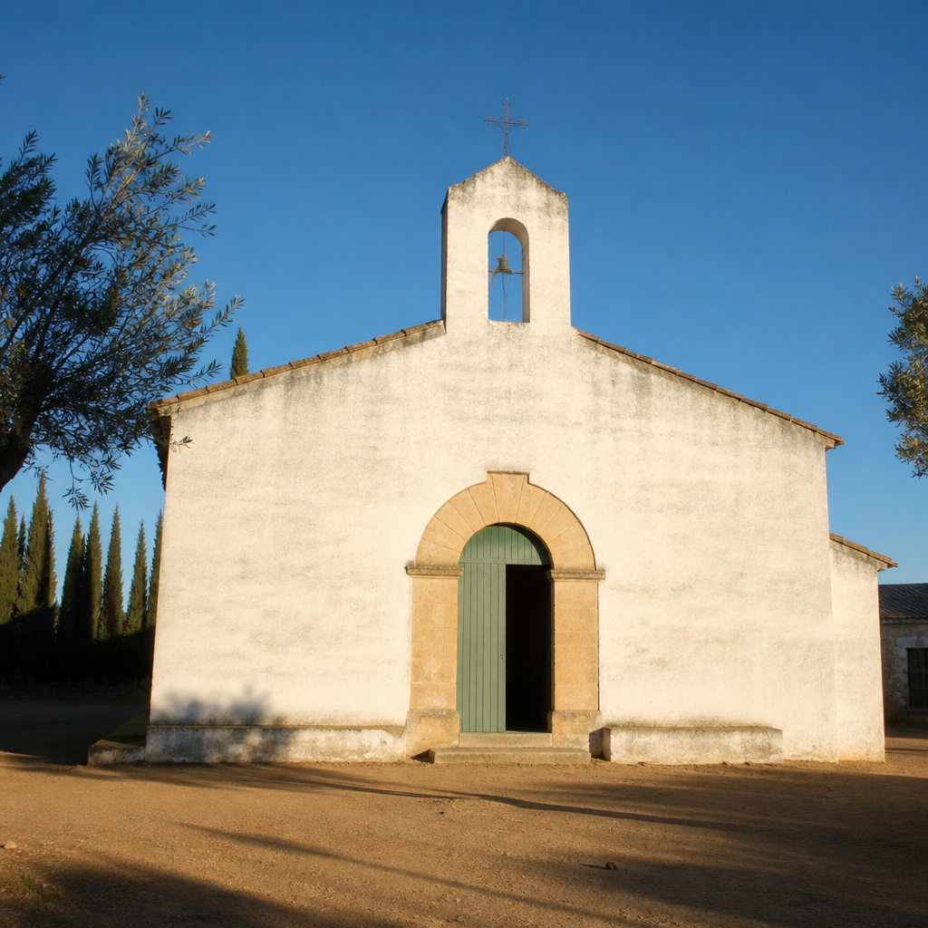 Fachada de la Ermita de San Isidro Labrador de Los Blázquez