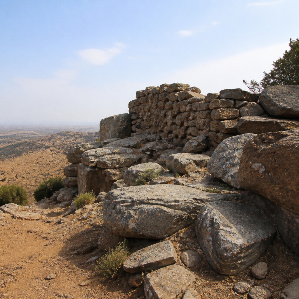 Muralla de cuarcita y despeñadero del yacimiento arqueológico, qué ver en Los Blázquez