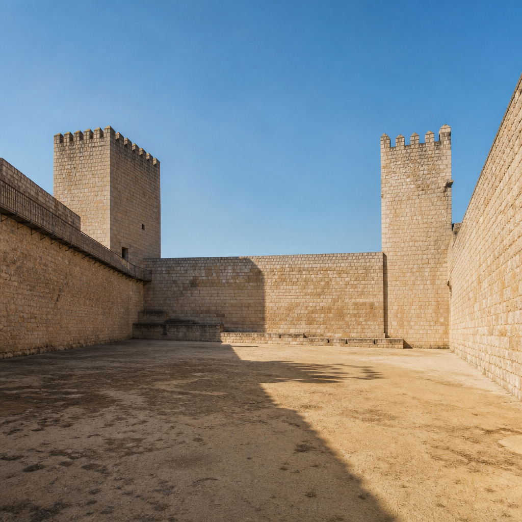 Patio de Armas del Castillo del Moral, qué ver en Lucena