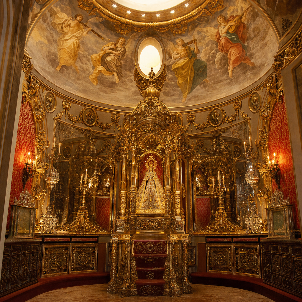 Camarín barroco del Santuario de Nuestra Señora de Araceli en Lucena