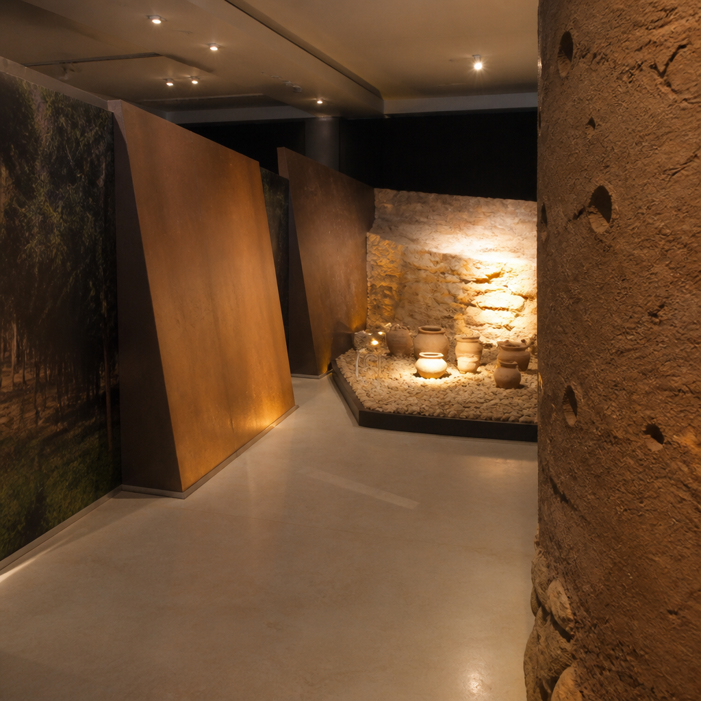 Paneles de frontera antigua en el Museo Municipal Luque Tierra de Fronteras, qué ver en Luque