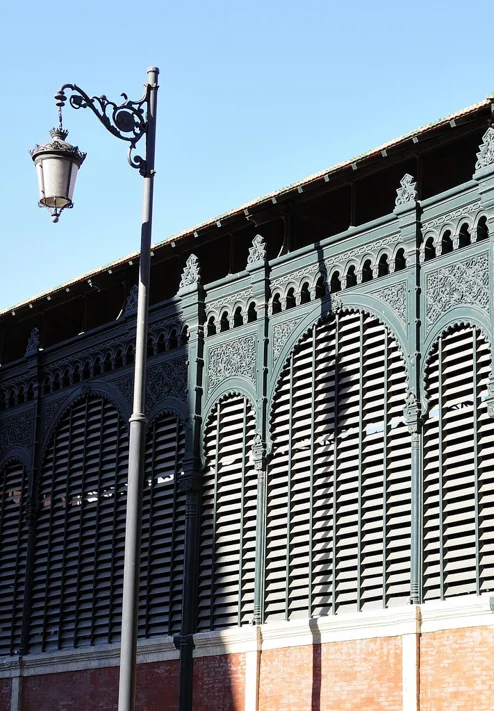 Fachada del Mercado Central de Atarazanas en Málaga
