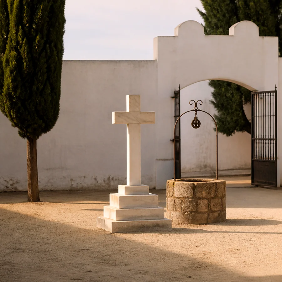 Recreación ilustrativa: Cementerio Municipal de Mérida