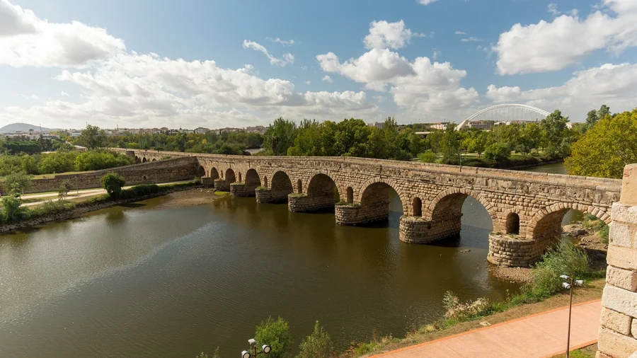 Puente Romano sobre el Guadiana