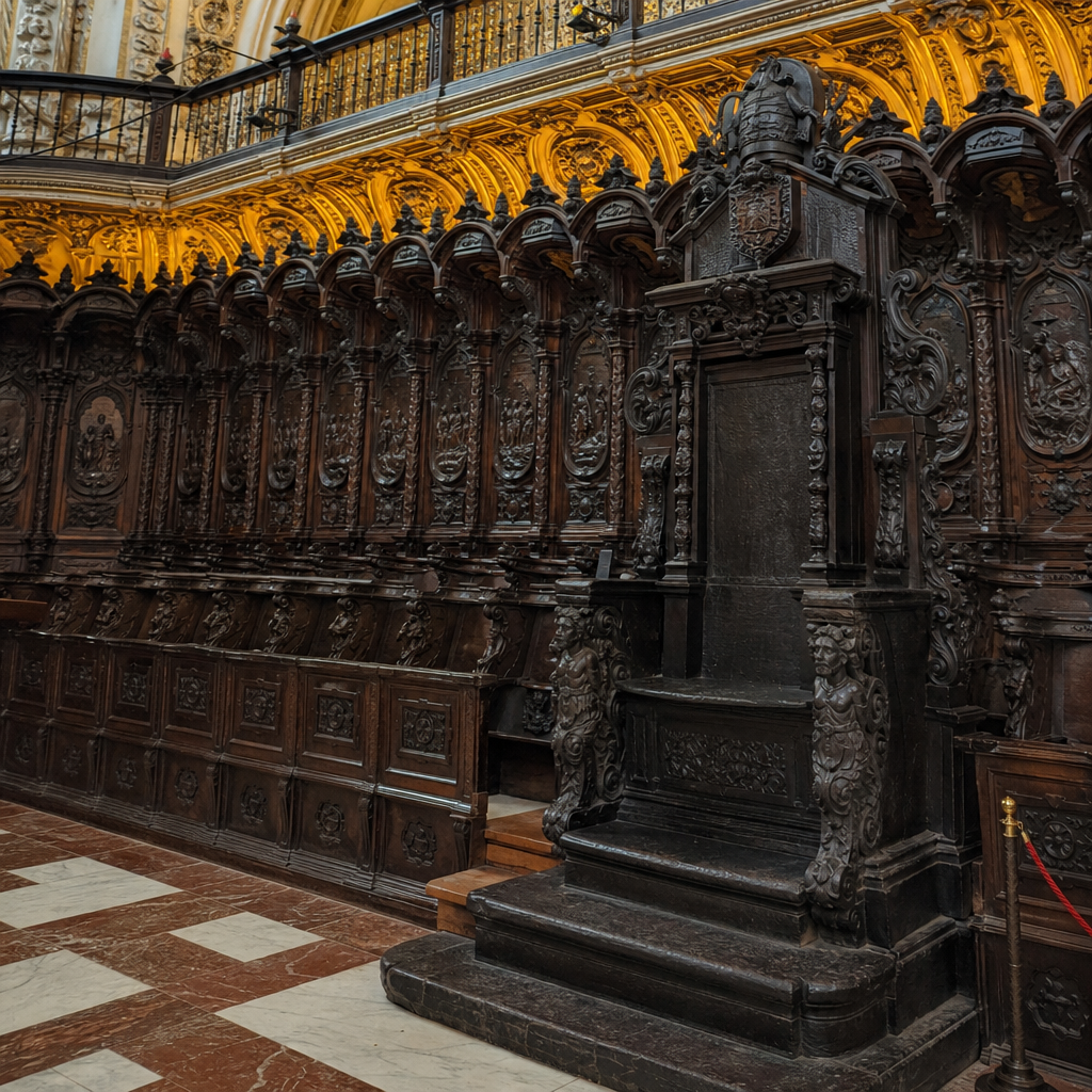 Sillería del coro de Pedro Duque Cornejo en la Catedral de Córdoba