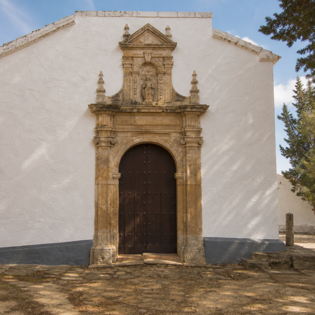 Portada antigua de la Ermita del Calvario de Montalbán de Córdoba