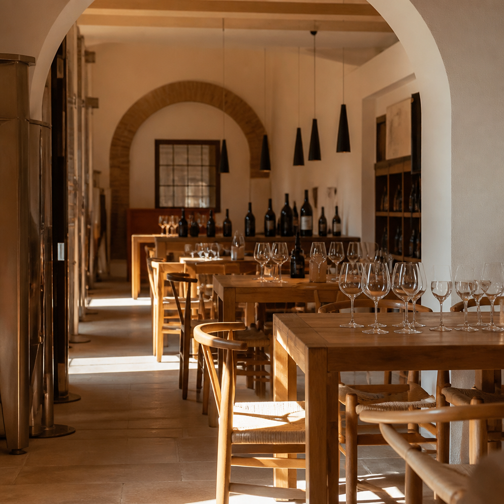Espacio de catas del Centro de la Cultura del Vino de Moriles