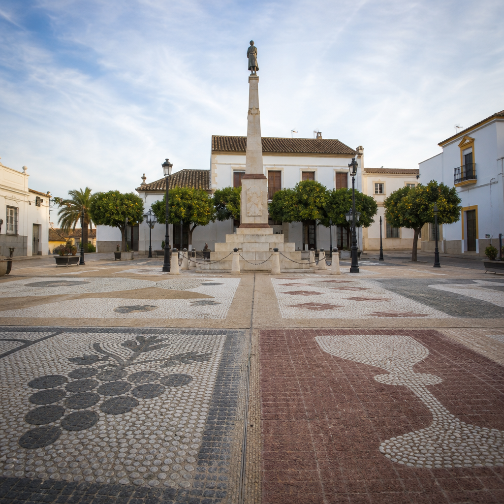 Qué ver en Moriles: Plaza de la Constitución y Monumento a la Independencia