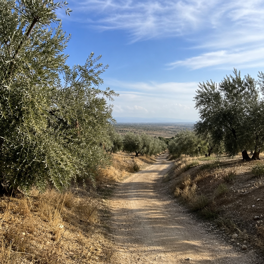 Paisaje del Recinto fortificado de Cornicabra en Nueva Carteya