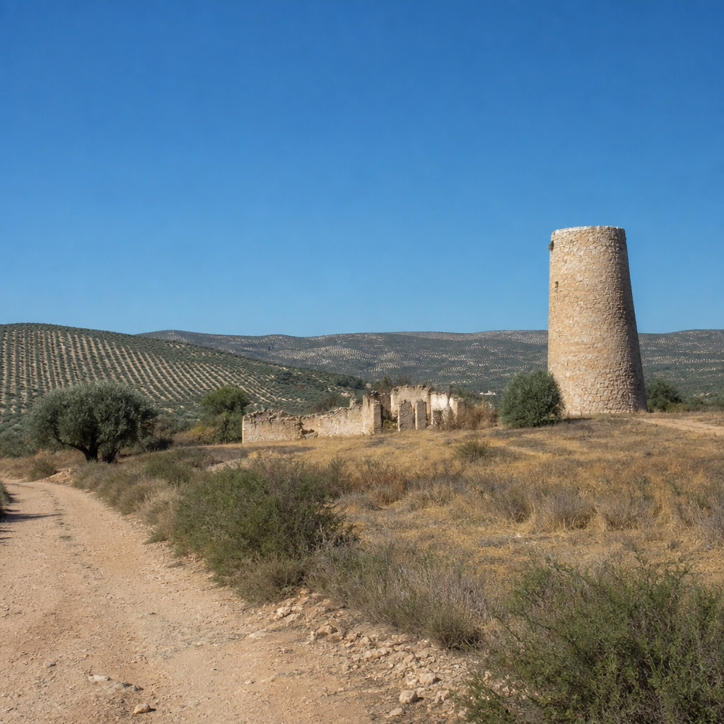 Entorno rural de la Torre de los Santos en Nueva Carteya