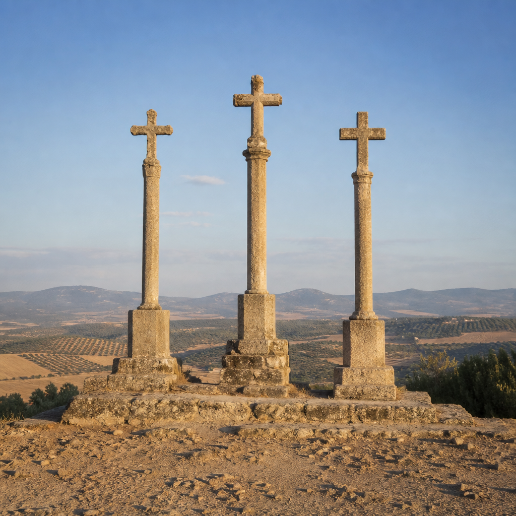 Cruces del Pajariego, Palenciana: audioguía y qué ver