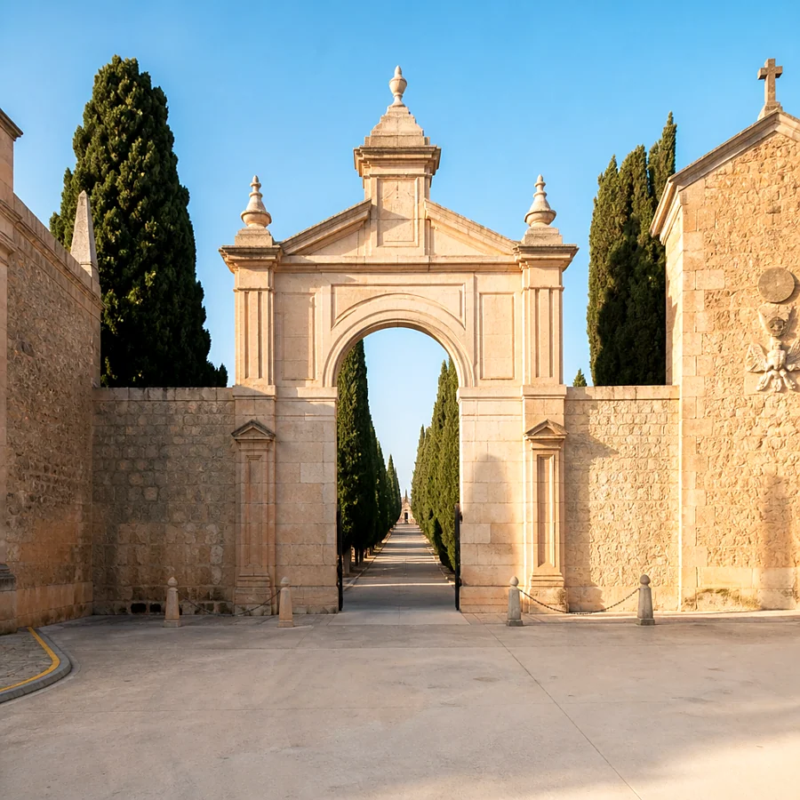 Recreación ilustrativa: Cementerio de Palma (Son Tril·lo): historia, qué ver y audioguía gratis