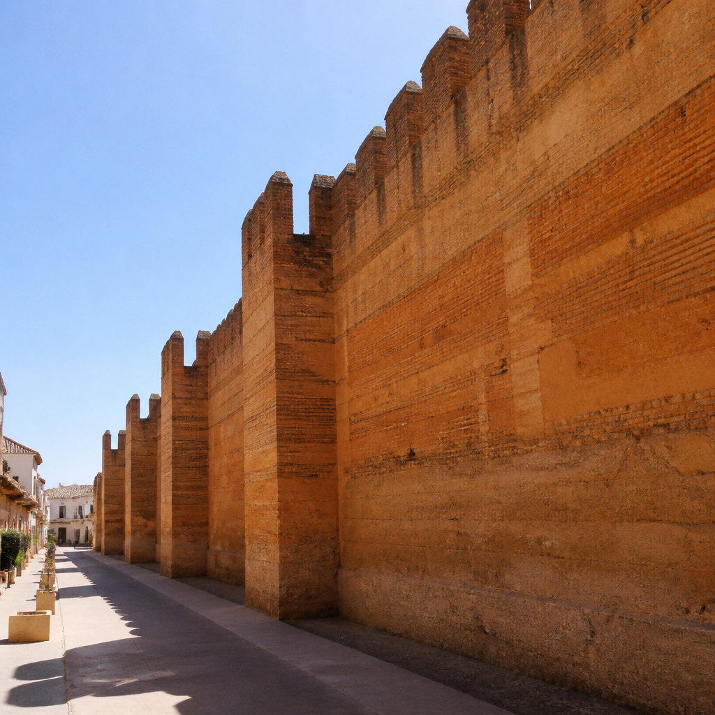 Lienzo de la muralla de la Alcazaba de Palma del Río