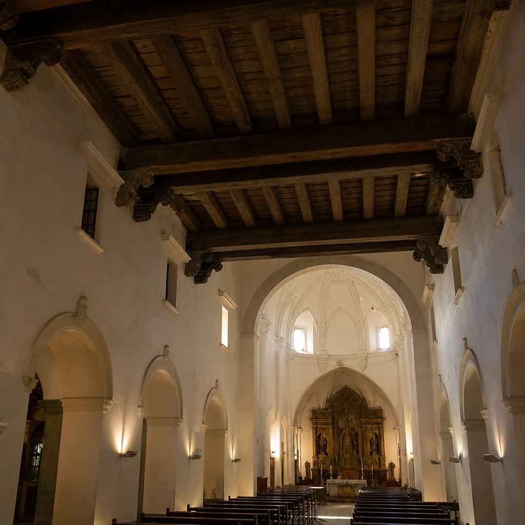 Antigua iglesia del Antiguo Convento de Santa Clara de Palma del Río con cúpula y coro