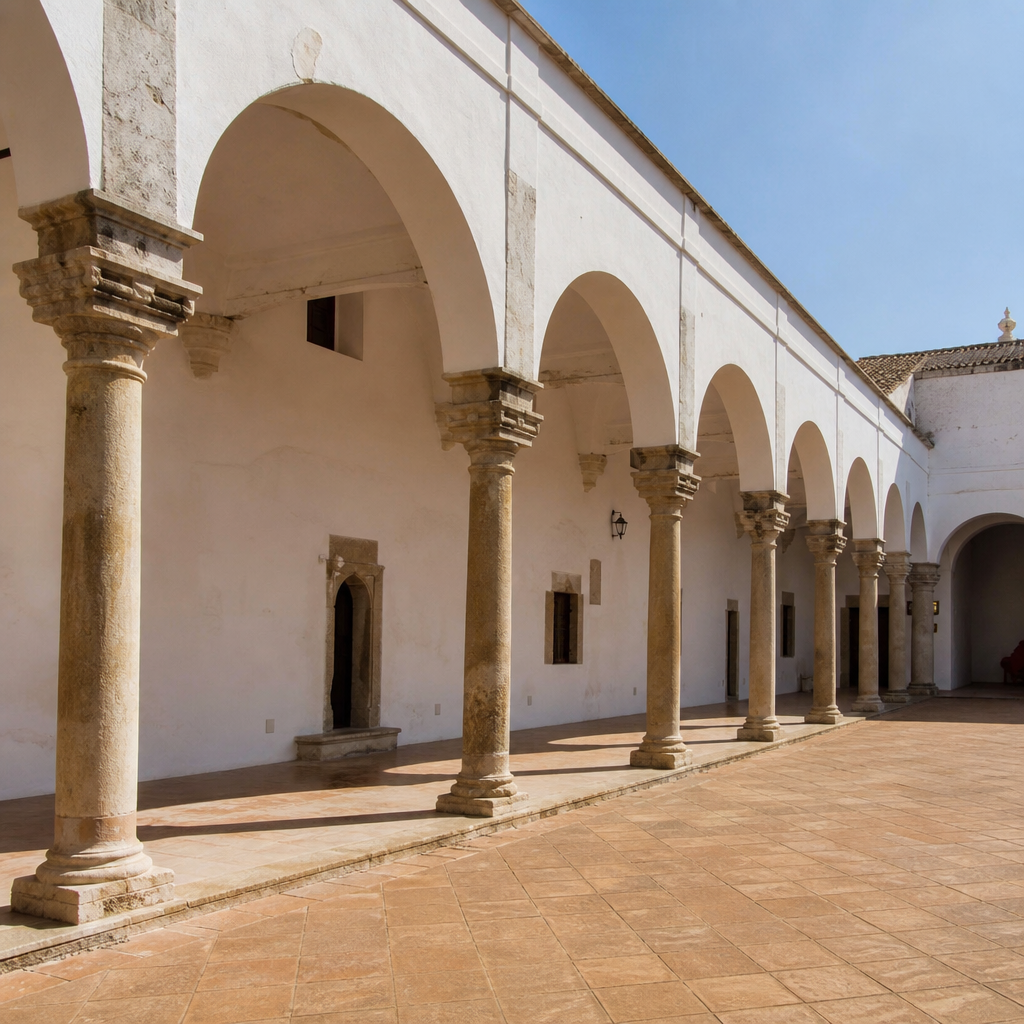 Galería del claustro del Antiguo Convento de Santo Domingo en Palma del Río