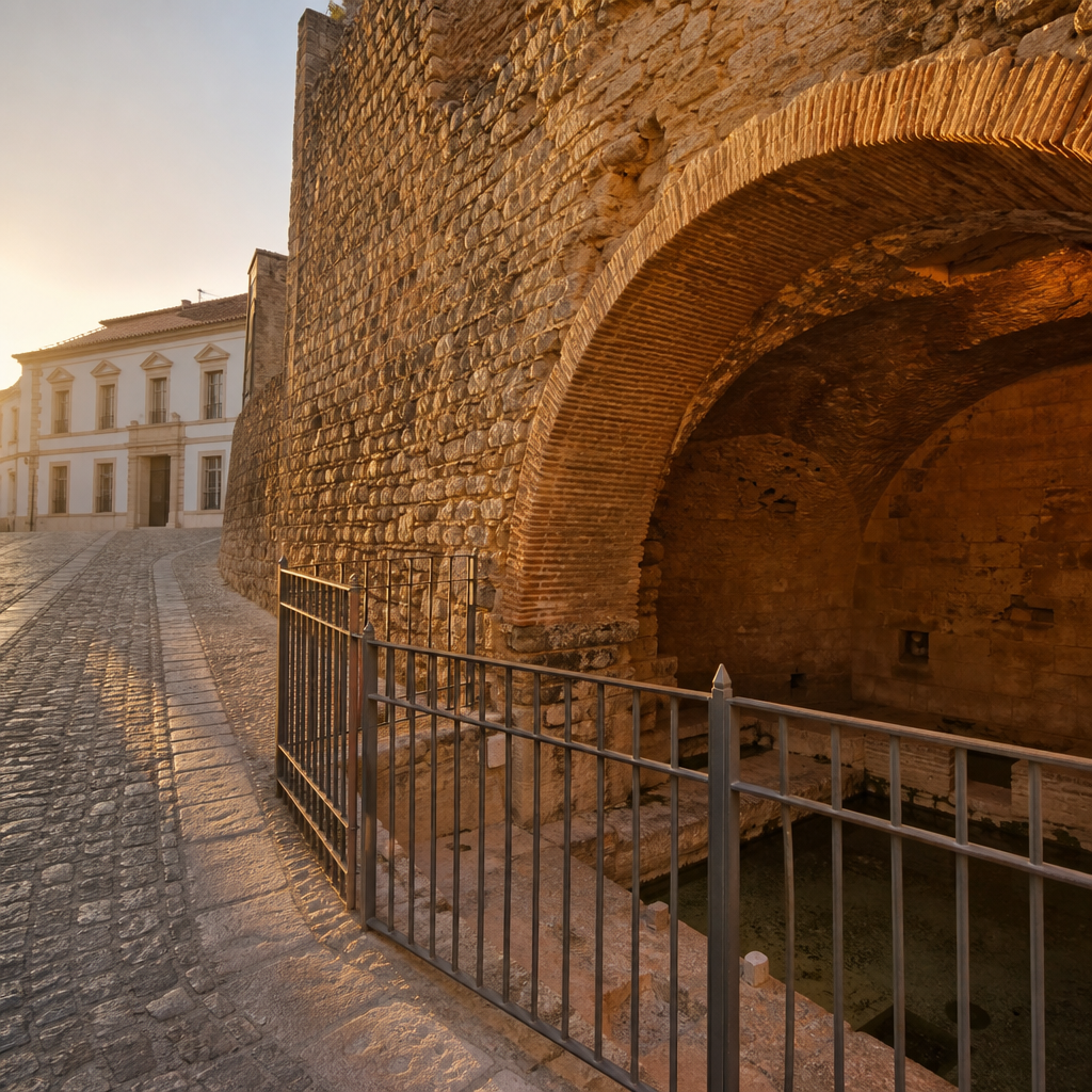 Aljibe junto a la muralla cerca de la Puerta del Sol de Palma del Río