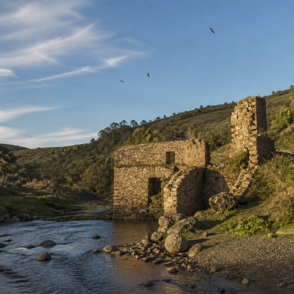 Molino de la Paloma y rapaces en el Parque Natural Sierra de Hornachuelos