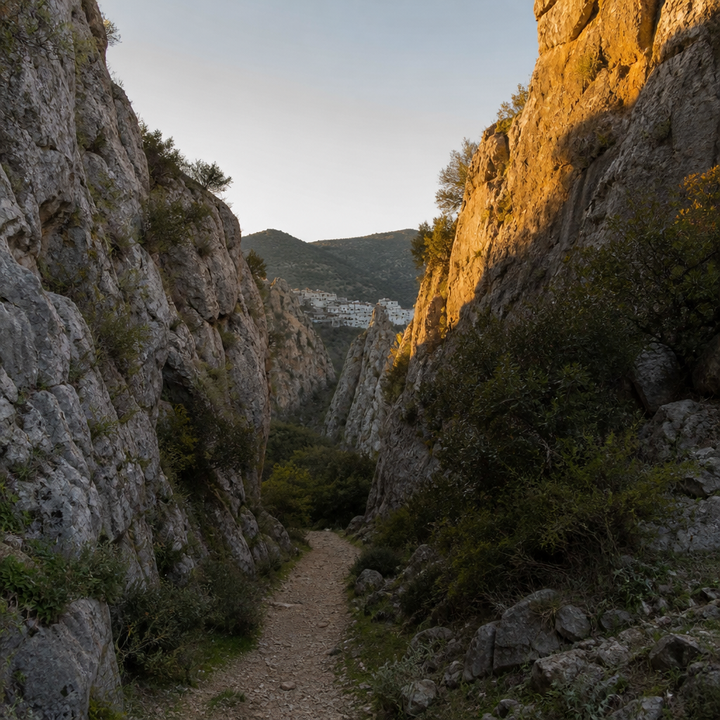 Cañón del río Bailón camino de Zuheros, Geoparque Sierras Subbéticas
