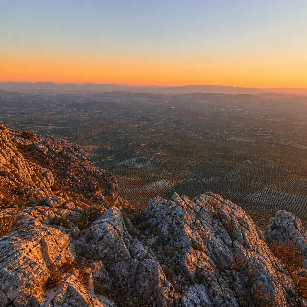 Vista desde el Picacho de Cabra, mirador del parque natural Sierras Subbéticas
