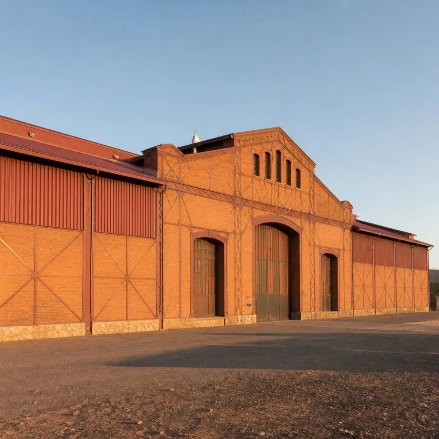 Recreación ilustrativa: Almacén Central de la SMMP en Peñarroya-Pueblonuevo: audioguía