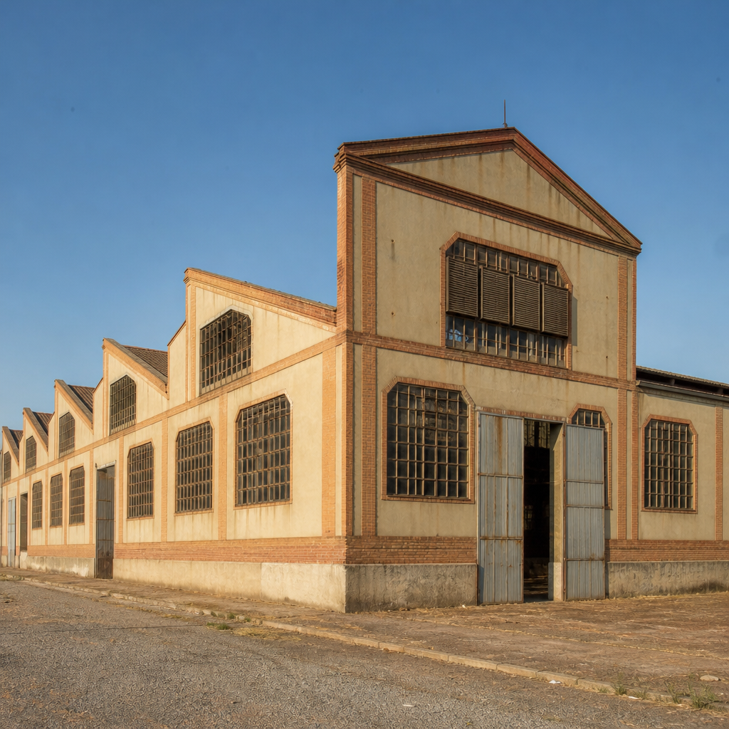 Naves de los Talleres Generales en el tour virtual del Cerco.