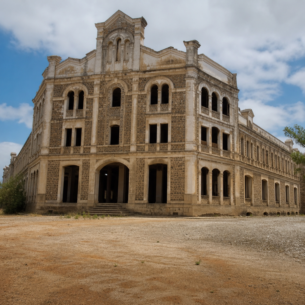 Edificio del Almacén Central en el tour virtual del Cerco.