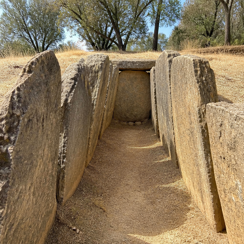 Dólmenes de La Sierrezuela, Posadas: audioguía de dos tumbas prehistóricas