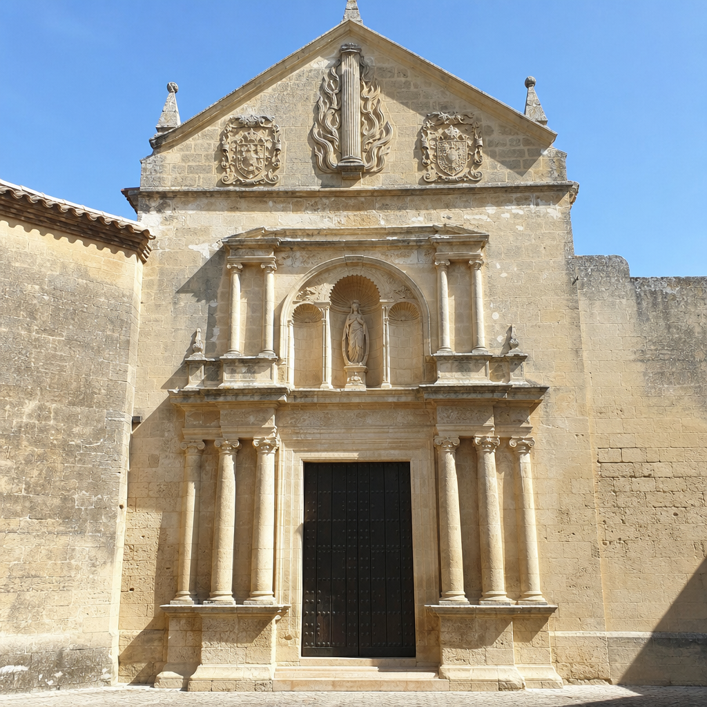 Portada del Convento de Nuestra Señora de Gracia en Posadas: audioguía