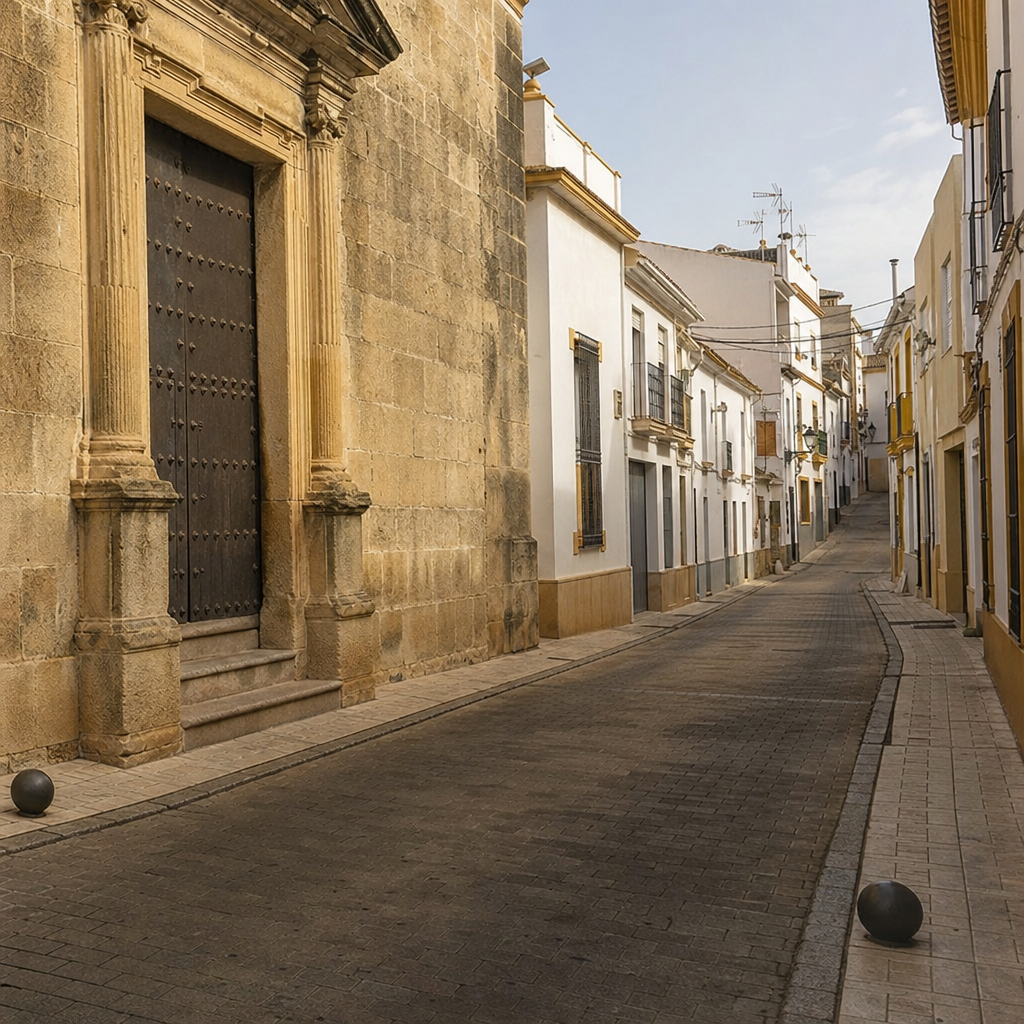 Vista actual de la calle Gaitán, antigua calle de los Mesones.