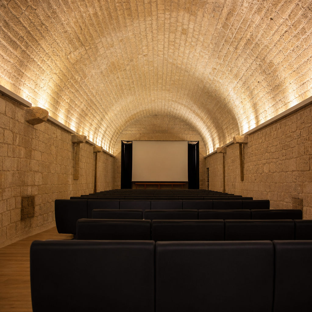 Interior abovedado del Cine Pósito, El Pósito Municipal de Pozoblanco