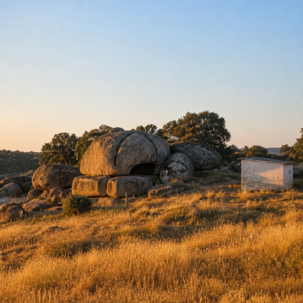 Bermejuela, tholos excavado en granito en Pozoblanco