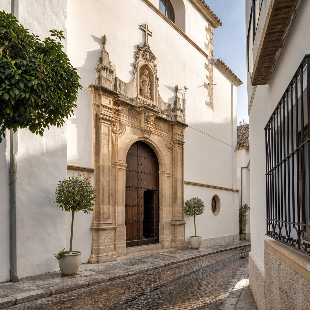 Iglesia de la Aurora en el barrio de la Villa de Priego de Córdoba