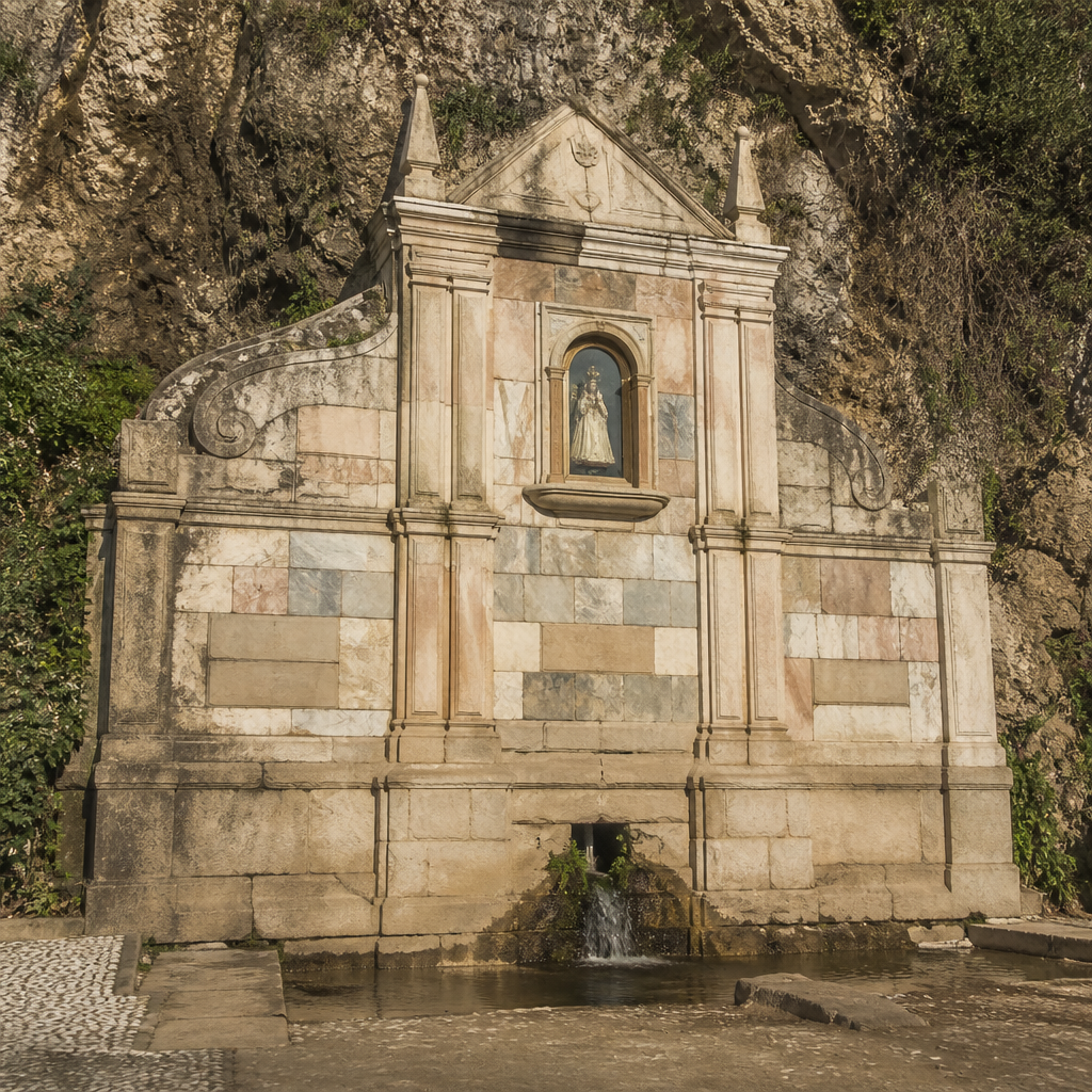 Fuente de la Salud con hornacina en la Fuente del Rey Priego de Córdoba