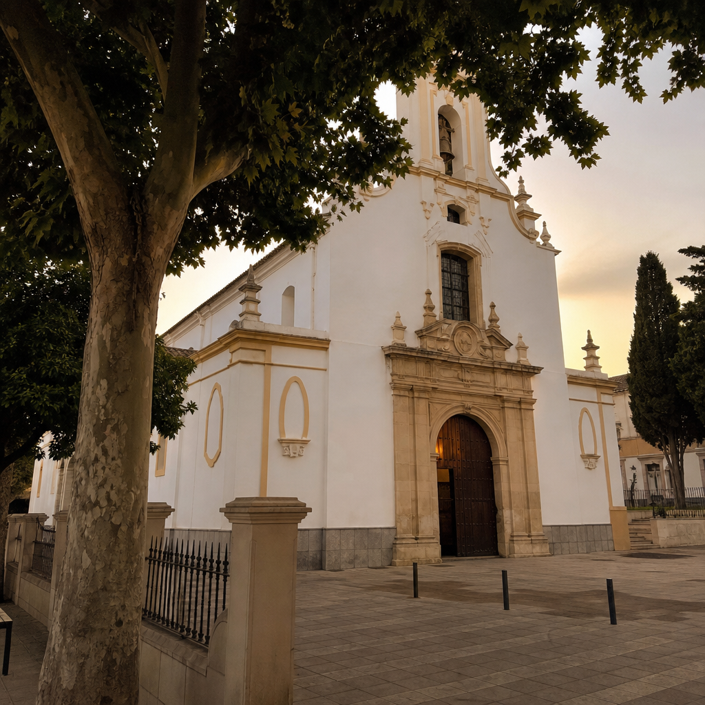 Parroquia de la Asunción y Ángeles de Cabra, donde permanece la Virgen de la Sierra