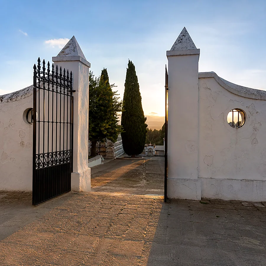 Recreación ilustrativa: Cementerio Municipal de San Lorenzo