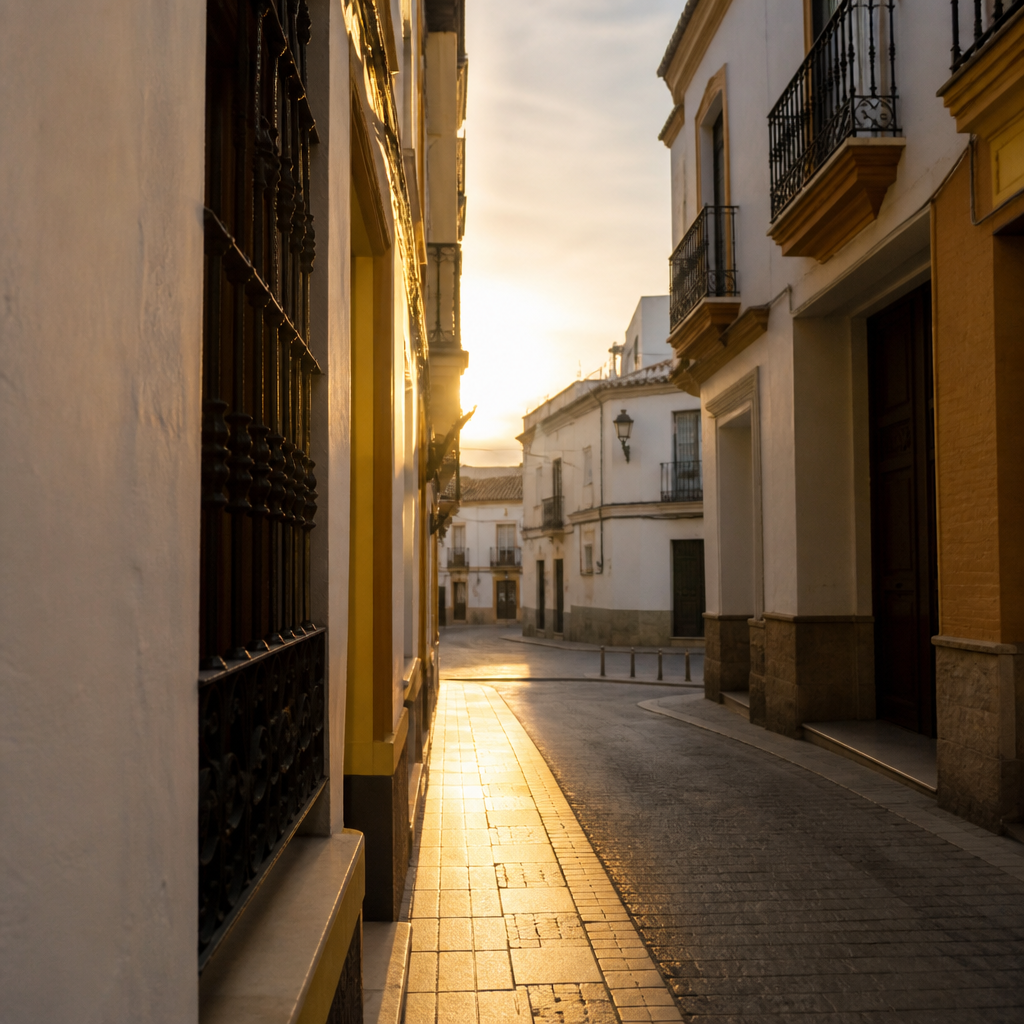Calle Mesones, recorrido de la Semana Santa de Baena