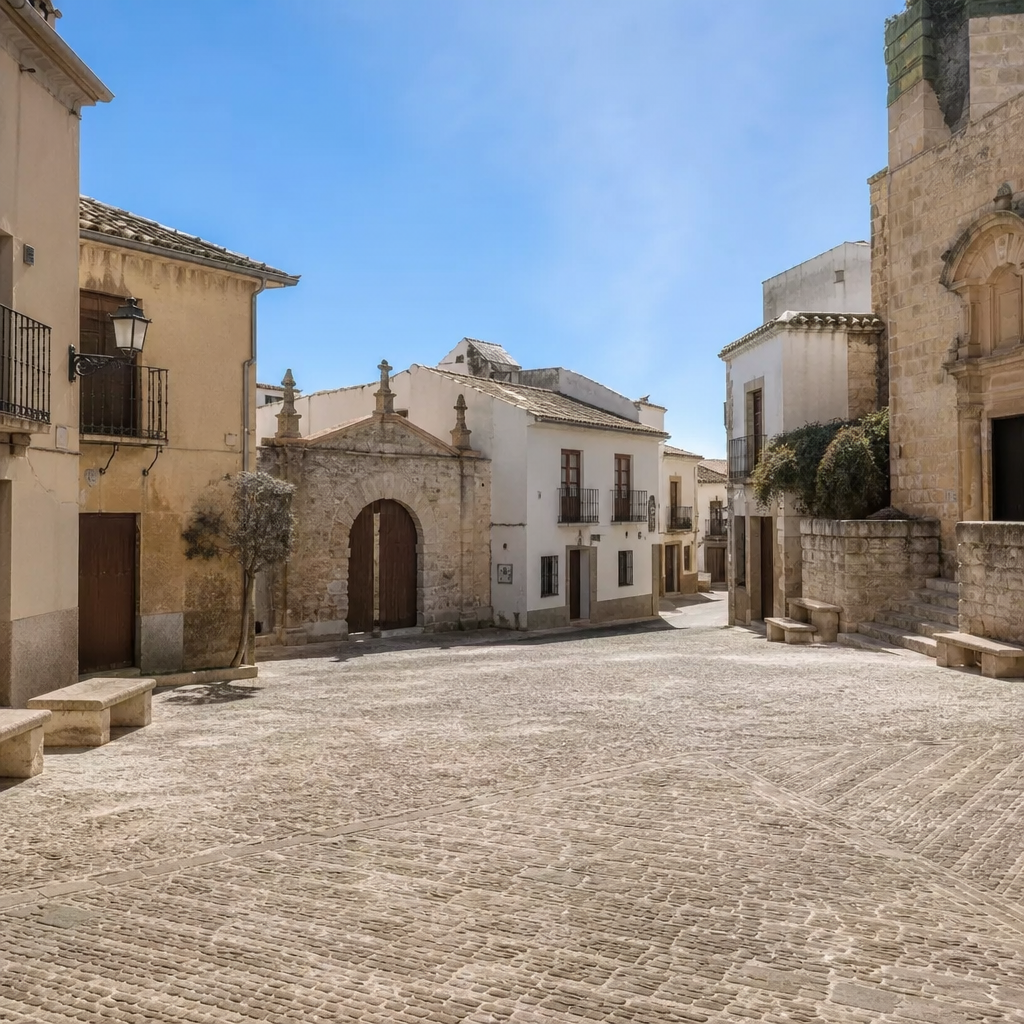 Plaza Vieja de Baena, primeras referencias del tambor de Baena