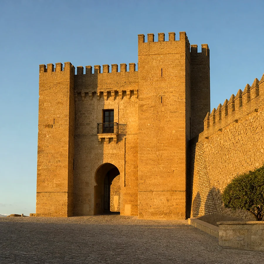 Recreación ilustrativa: Las puertas de Carmo