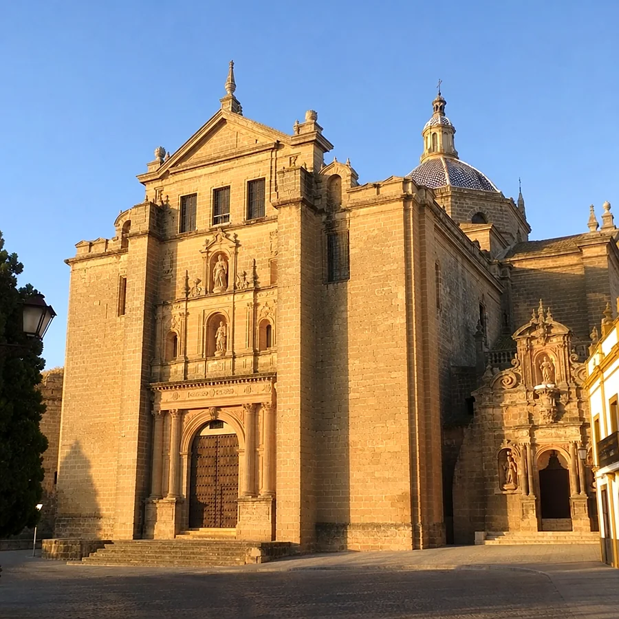 Recreación ilustrativa: Iglesia de Santa María de Carmona, templo sobre la antigua mezquita mayor