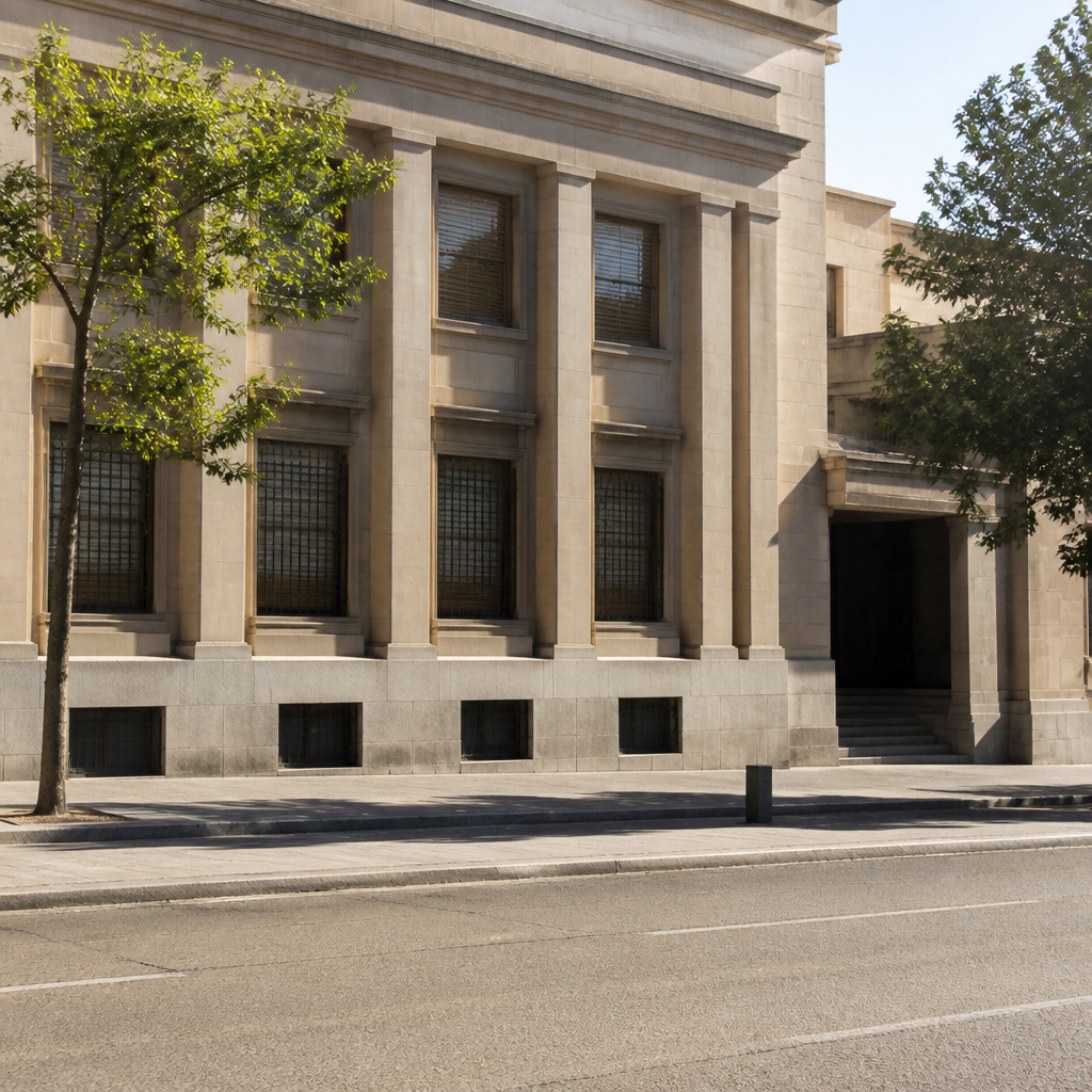 Edificio del Banco de España en el Gran Capitán, arquitectura de Córdoba moderna