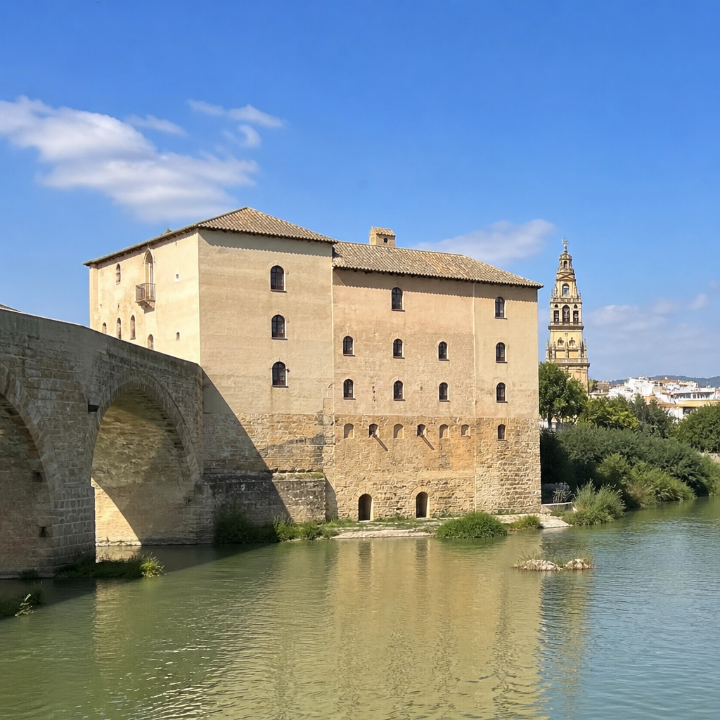 Molino de San Antonio junto al Puente Romano en Córdoba
