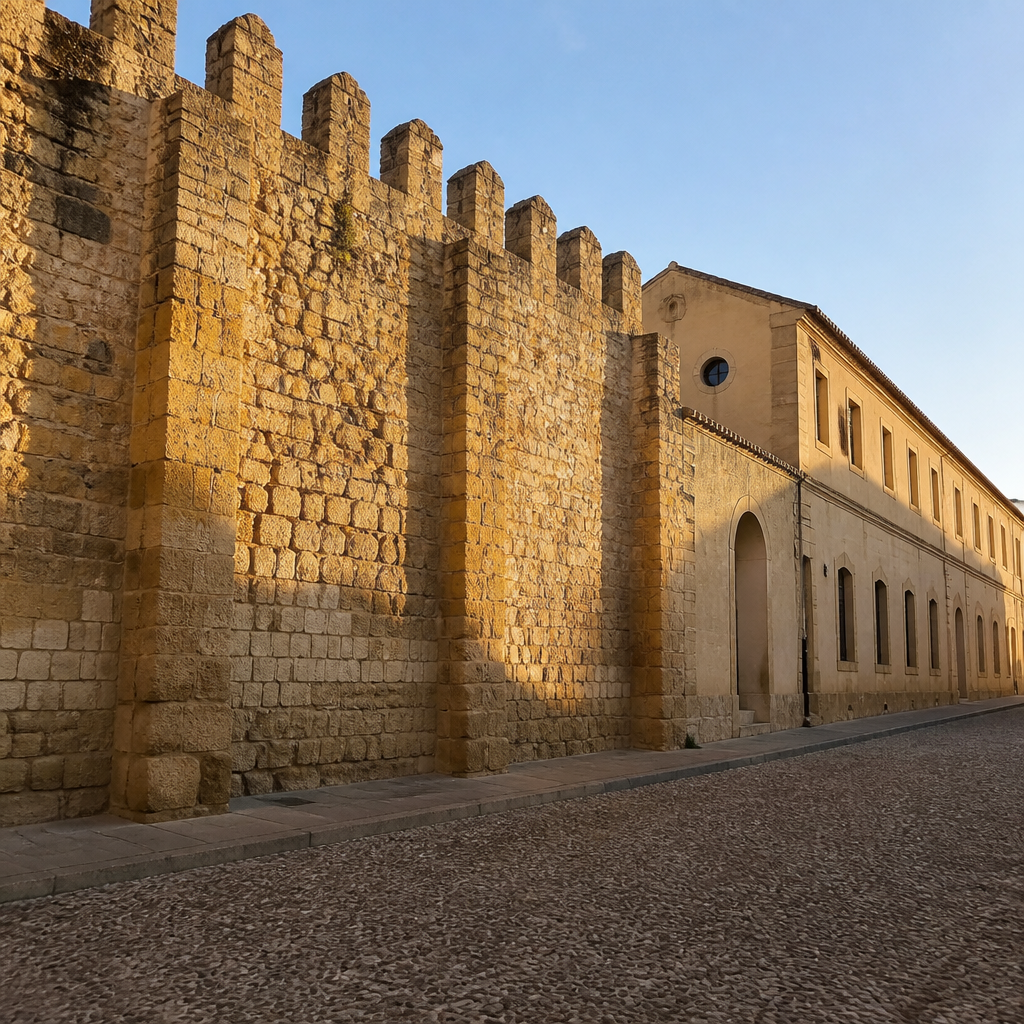 Muralla romana junto a las Caballerizas Reales de Córdoba