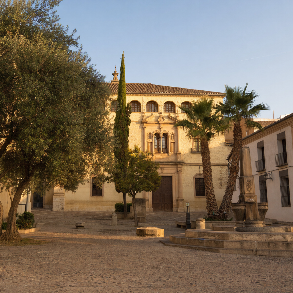 Plaza del Cardenal Salazar en la ruta por la Judería de Córdoba