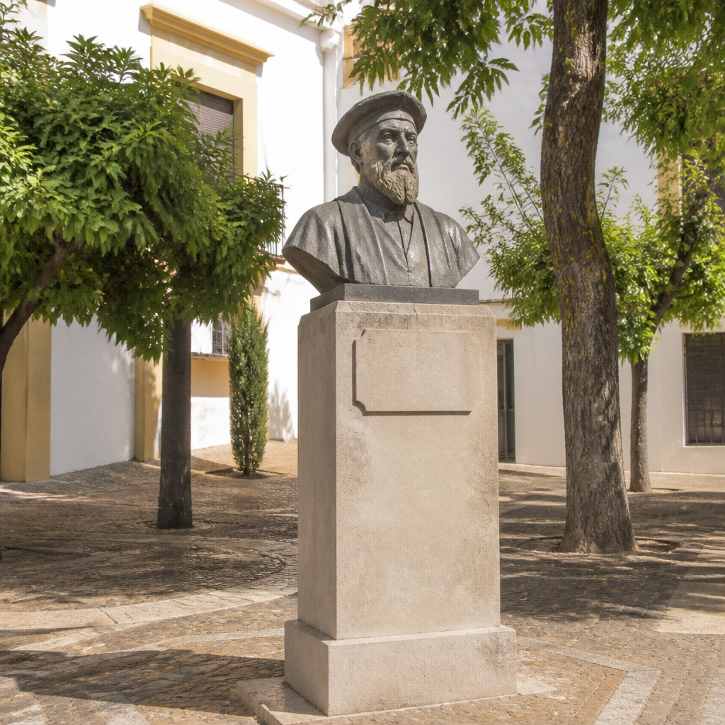 Busto de Ibn Megas en el Llanete de Santiago, Eliossana Lucena