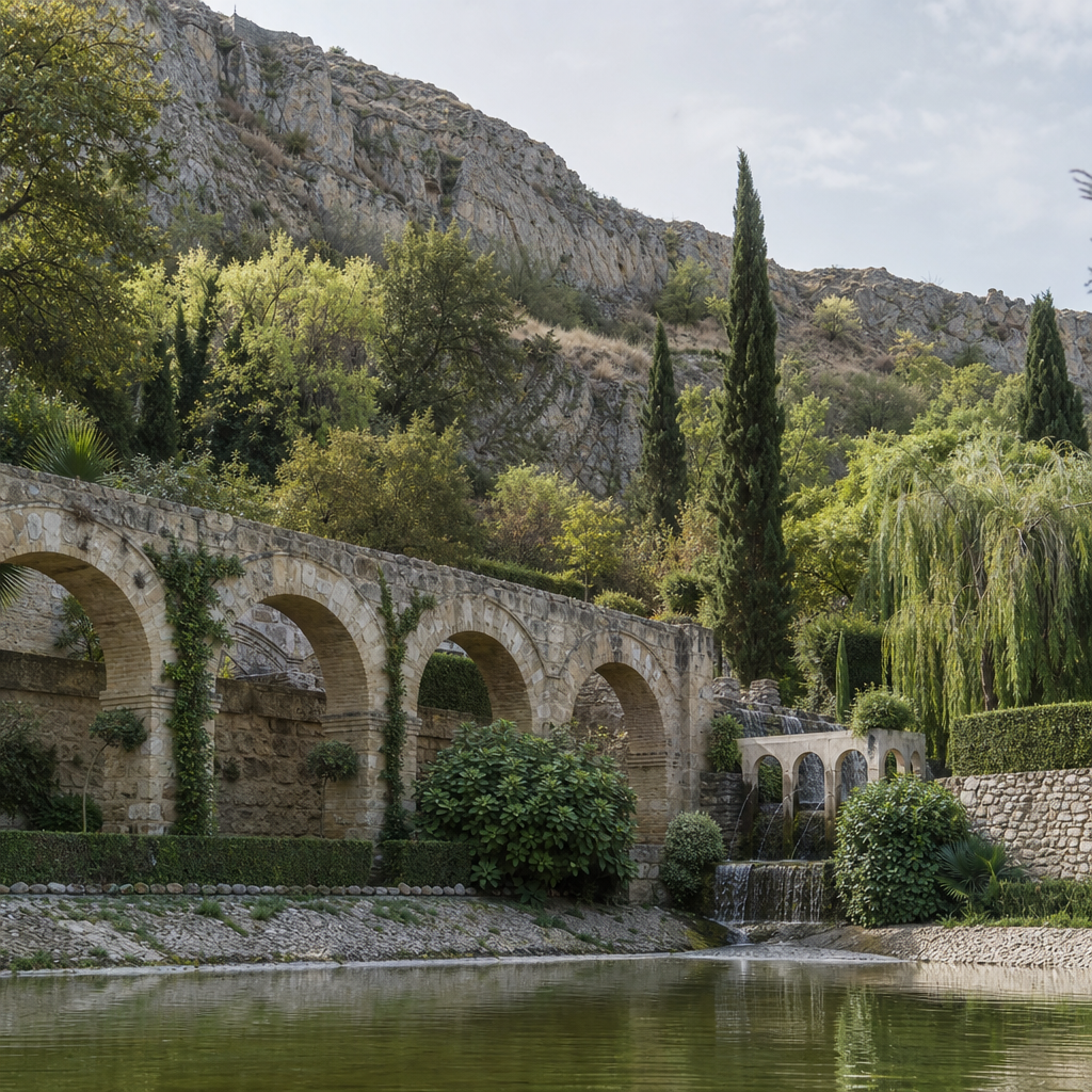 Recreo de Castilla y Huerta de las Infantas bajo el Barrio de la Villa de Priego