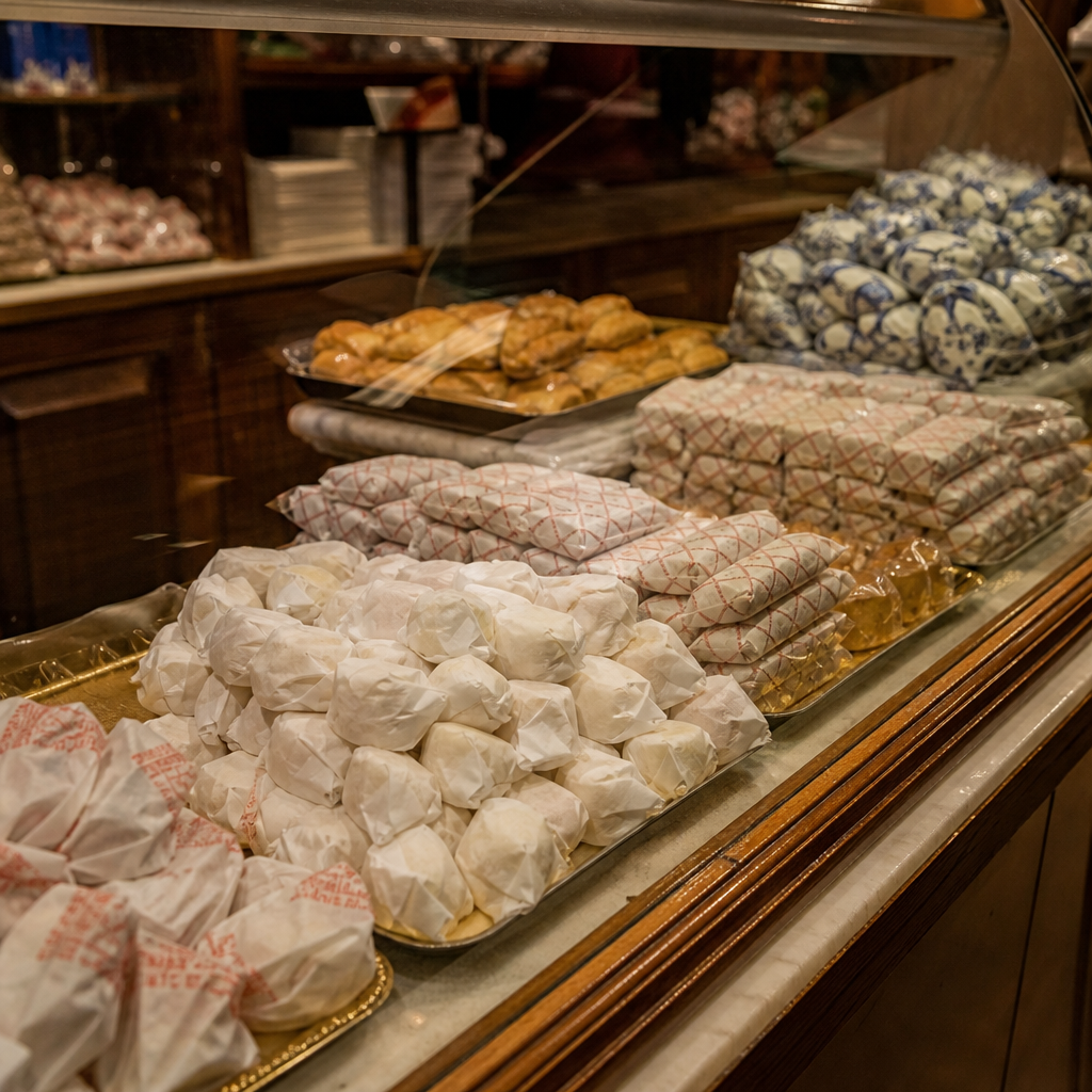 Turrones y mantecados de Rute en el Museo del Turrón y fábrica de dulces Garrido