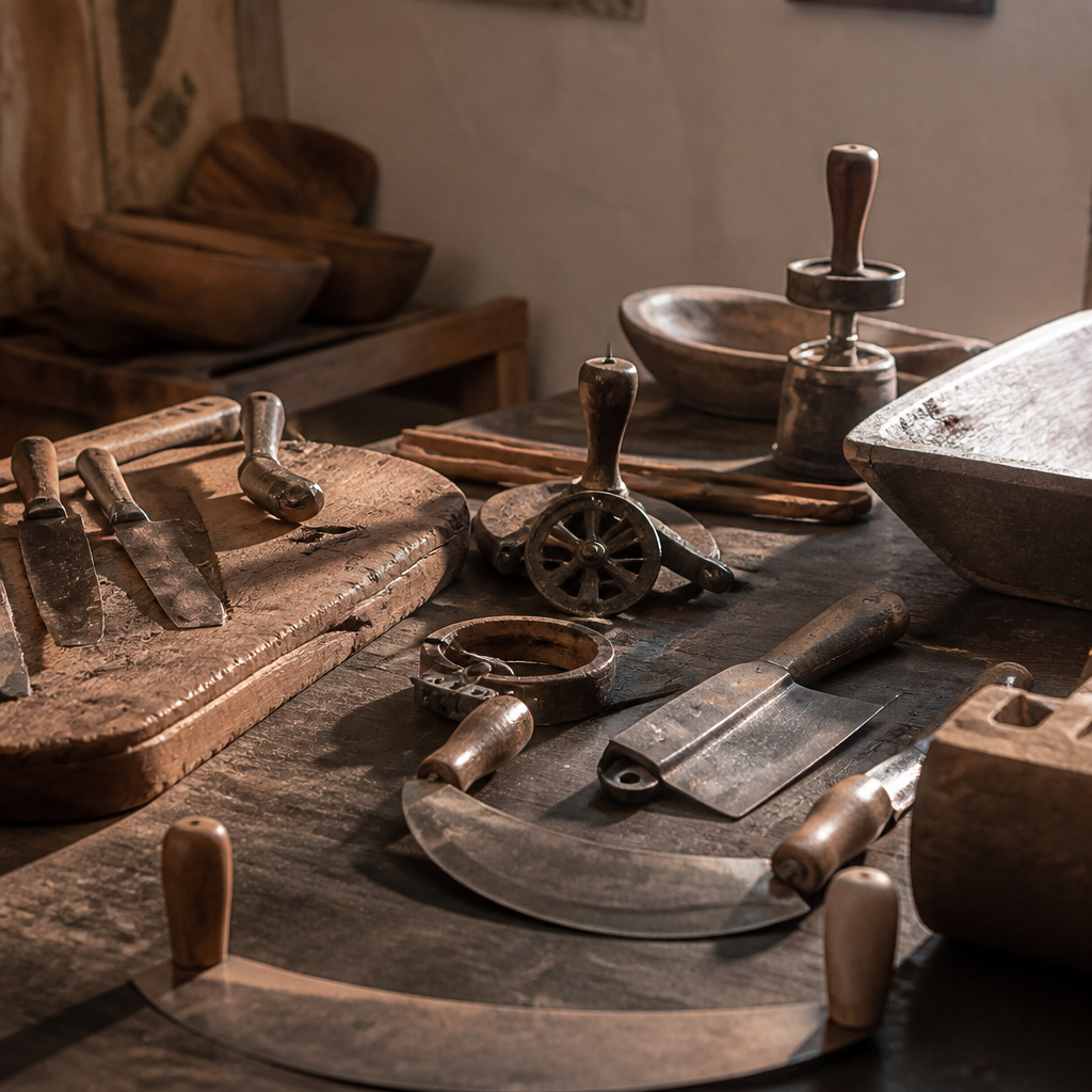 Utillaje de matanza y elaboración en la Casa Museo del Jamón de Rute