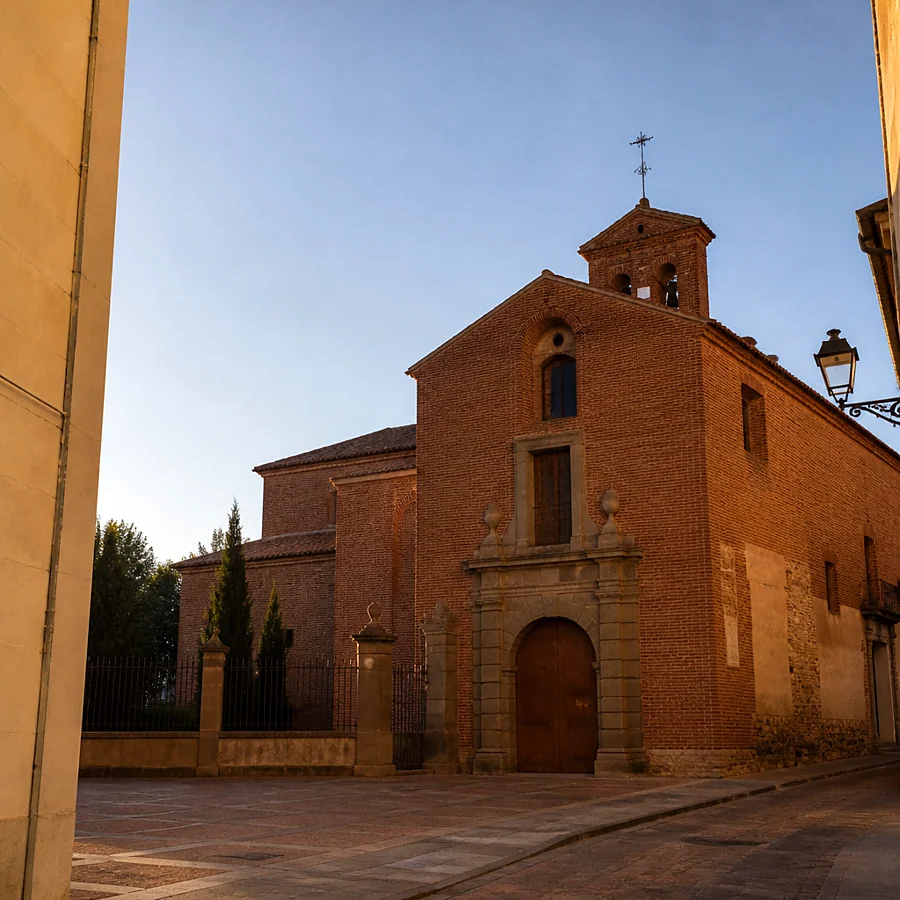 Recreación ilustrativa: Iglesia de Santiago del Arrabal en el barrio de Santiago de Salamanca
