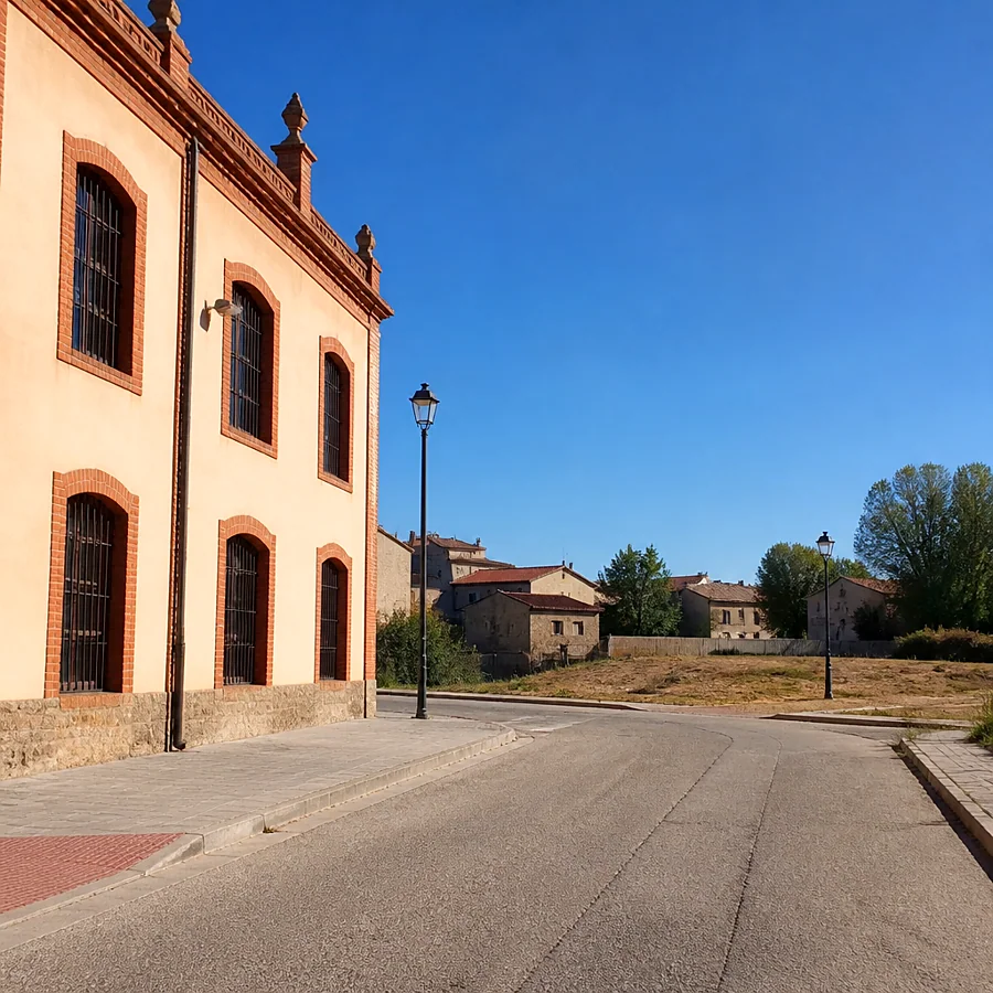 Recreación ilustrativa: Antigua fábrica de curtidos de Salamanca, hoy Casa Escuela Santiago Uno